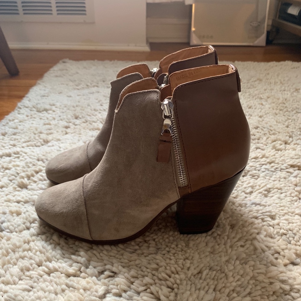 Rag & Bone Harrow Booties Size 7.5
